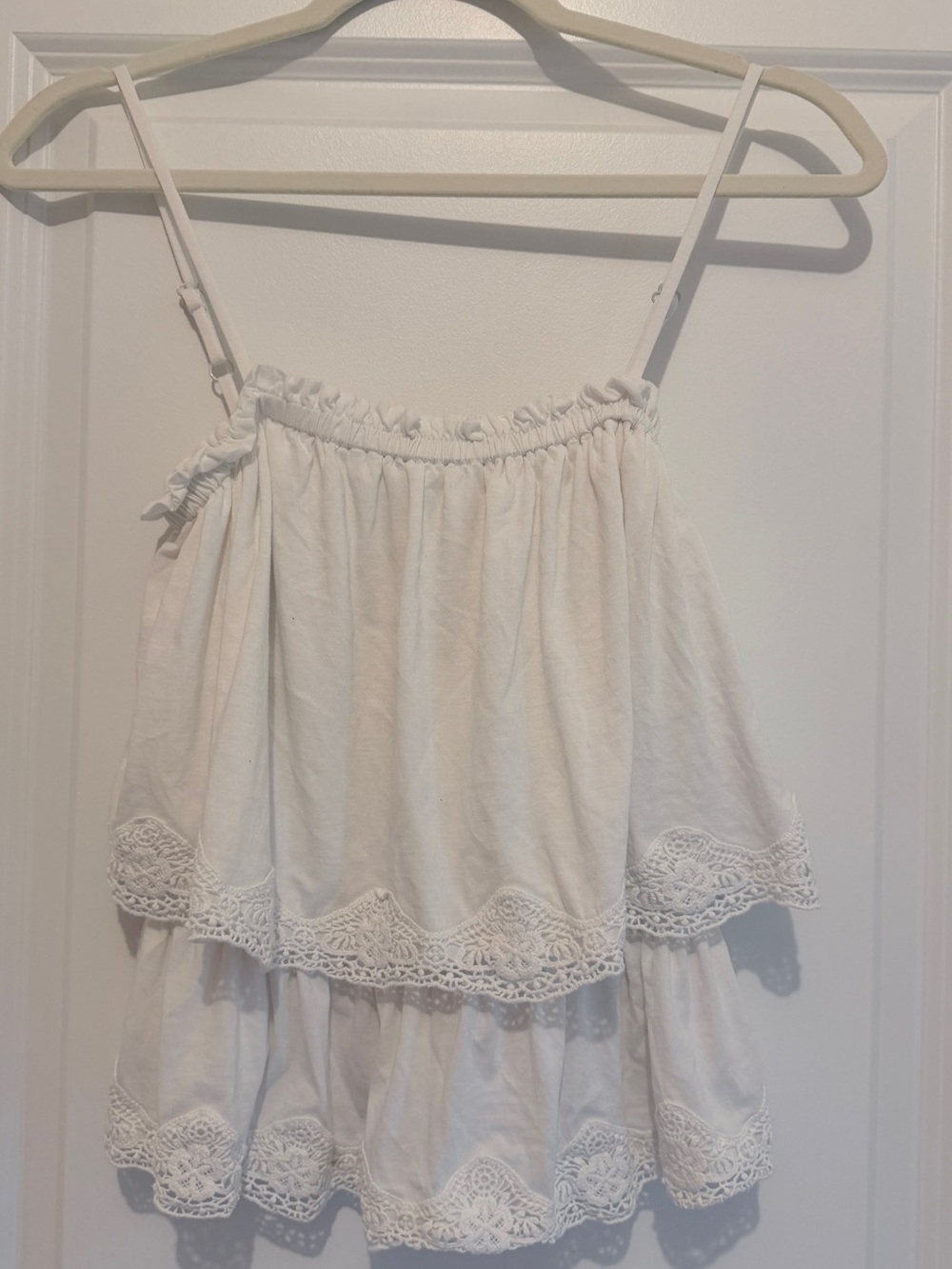 Express White Women's Cami Top